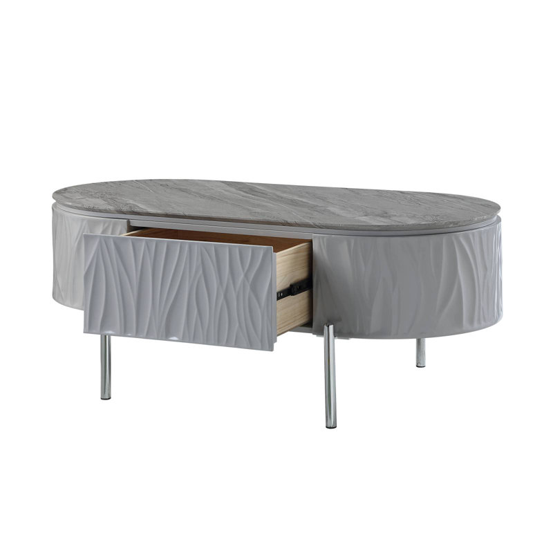 Table basse haute brillance