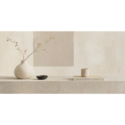 Art mural sur toile, vase neutre neutre, peinture murale minimaliste