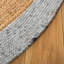 Tapis naturel en jute / laine / coton tissé à la main Mann-1140875748