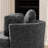 Upholstered Slipcovered Oversized Swivel Barrel Accent Chair-1315123160