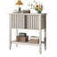 Console 31,5 "avec portes de tiroir coulissantes et tablette de rangement-133631457-133631461-133631459