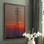 Impression encadrée Sunset Power - bois massif-1840569913-1840569914