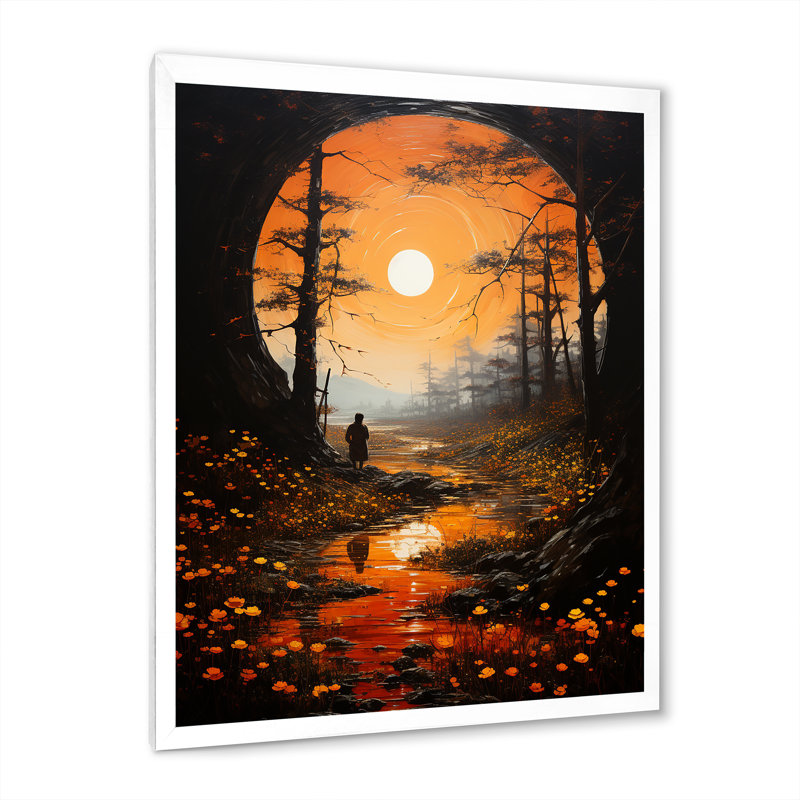 Impression sur toile encadrée, "Zeuminra", H 40 po x l 30 po x P 1,5 po, Cadre photo blanc