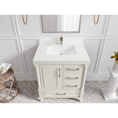 Aberdeen 30'' Single Bathroom Vanity with Top