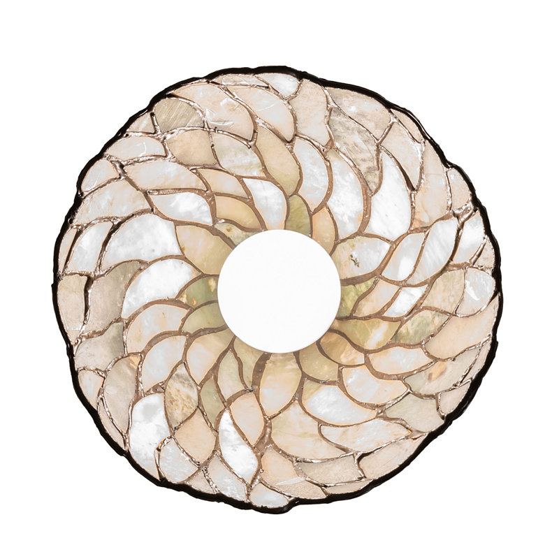 8" Wide Willow Jadestone Mini Pendant