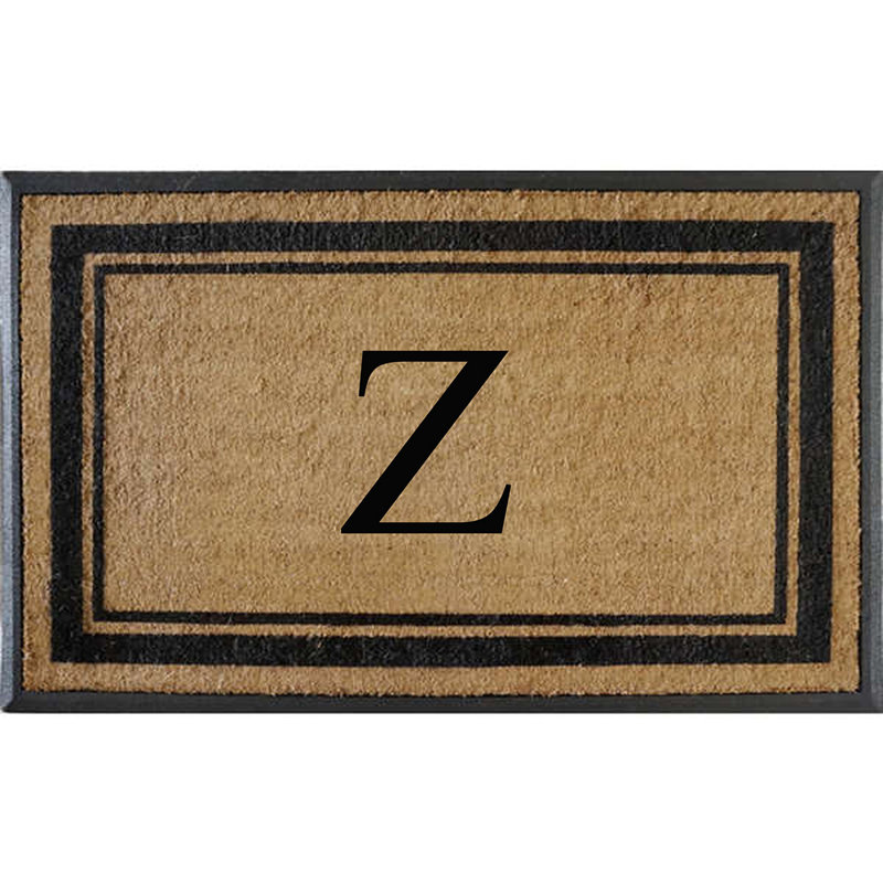Butters 30" W x 48" L Monogrammed Coir Door Mat, Z