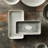 Calina Matte Porcelain Patterned Tray 7 in.