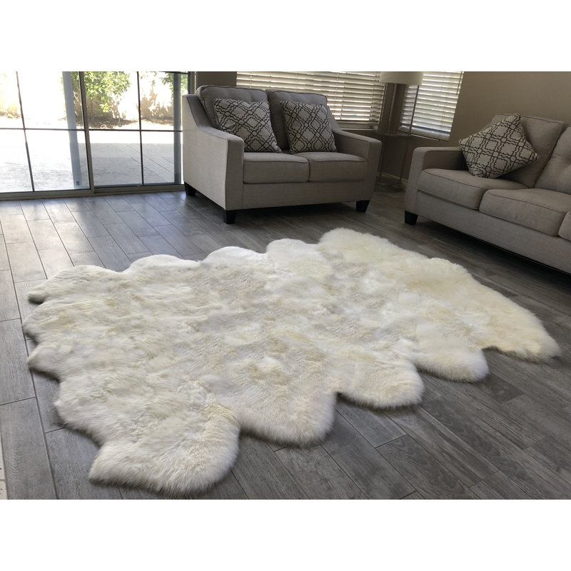 Tapis blanc cassé Widcombe, Nouveauté 6 pi x 10 pi