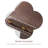 33.46"Dark Brown Minimalism Solid Wood Clothes Rack