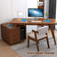 Bureaux rectangulaires en bois massif 55,12 po-107230907-107230908
