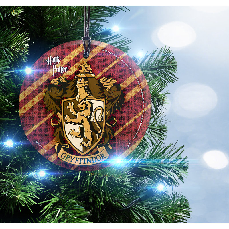 Impression sur verre suspendue Harry Potter (Collection Poudlard - Gryffondor)