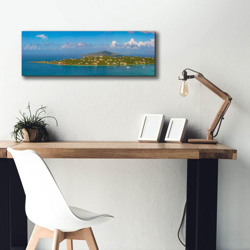 «Magens Bay St Thomas USVI» par Epic Portfolio, art mural sur toile, H 12 po x l 36 po x P 1,5 po