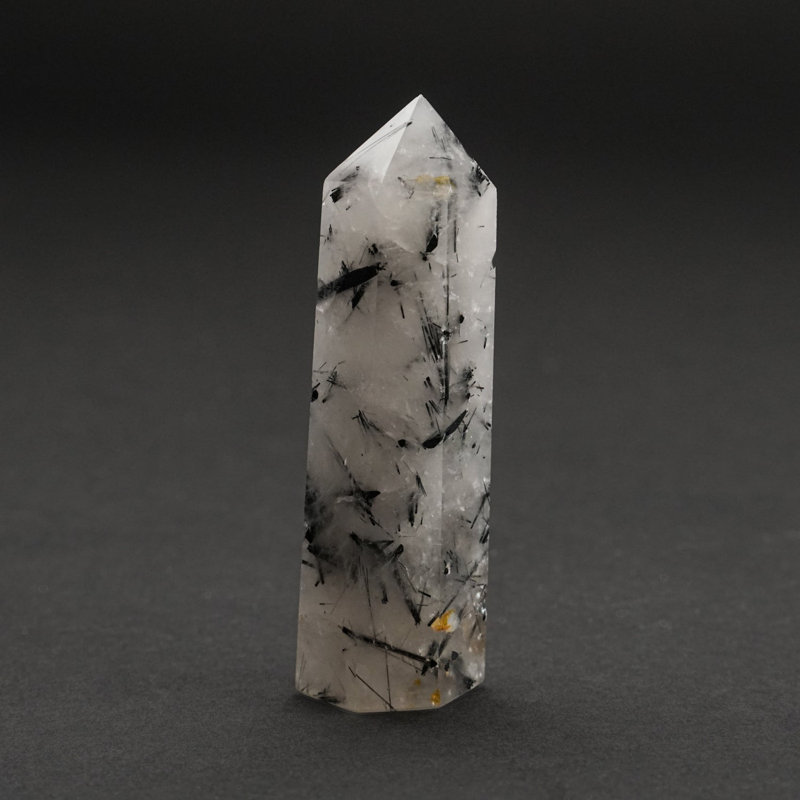 Tourmaline Quartz Point from Brazil (0.12 lbs)