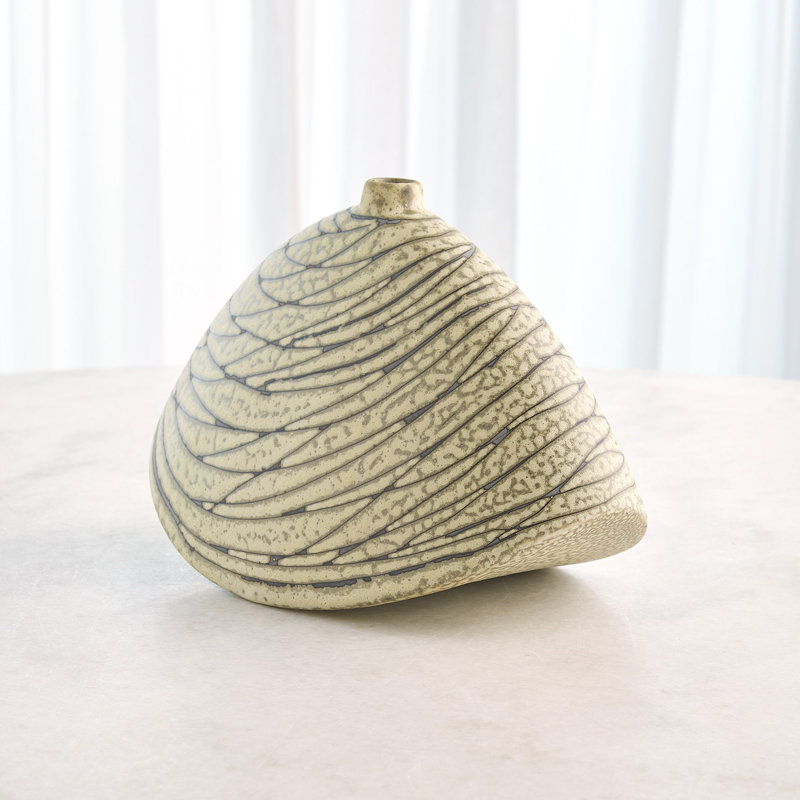 Ceramic / Porcelain Table Vase, Overall Height-  10"