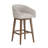 Dorreen Wood And Upholstered Barrel Back Adjustable Height Swivel Stool-915019594-915019595