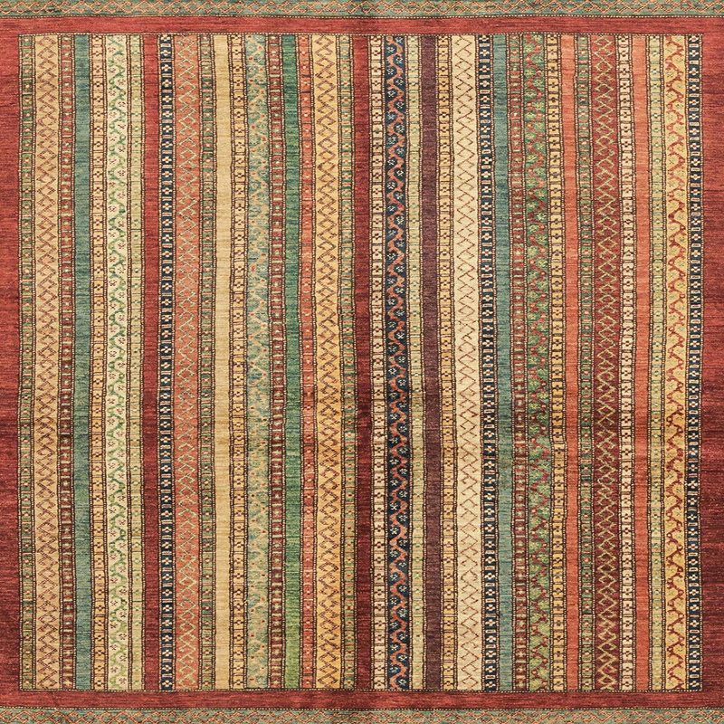 Abstract Indoor Rug, Square 4'