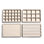 Plateaux de rangement empilables en velours pour bijoux pour tiroirs, plateau de rangement pour bijoux, présentoir à boucles d'oreilles, bracelets, bagues à collier, plateaux d'accessoires (ensemble de 4) (beige)