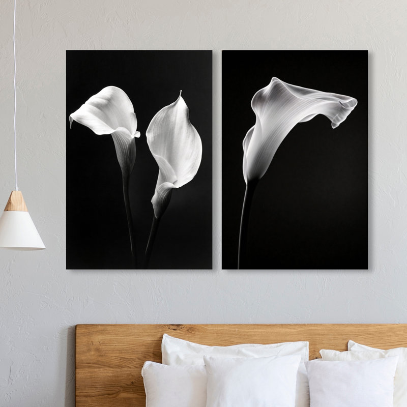 Calla Lily Set Set by Oliver Gal, 36" H x 24" W, Gallery Wrapped