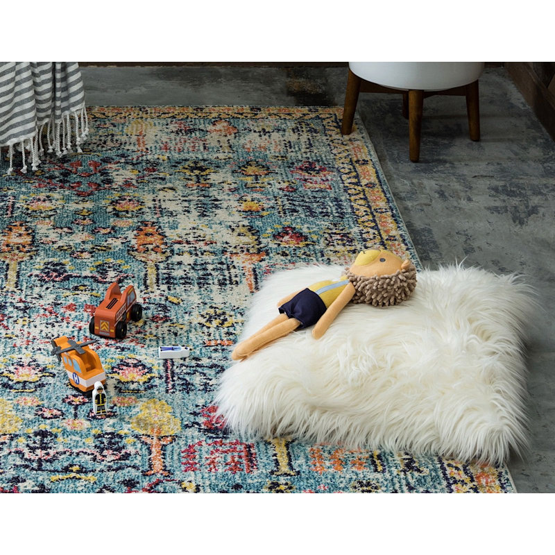 Ikat Indoor Rug, Rectangle 8' x 10'