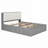 Platform Bed with Storage Headboard, shoe rack and 4 drawers-1735704038