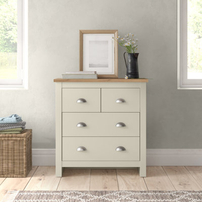 Aquitaine 79 cm W Chest of 4 Drawers