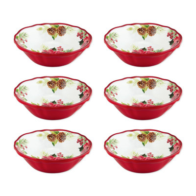 6 Piece Dining Salad Bowl Set