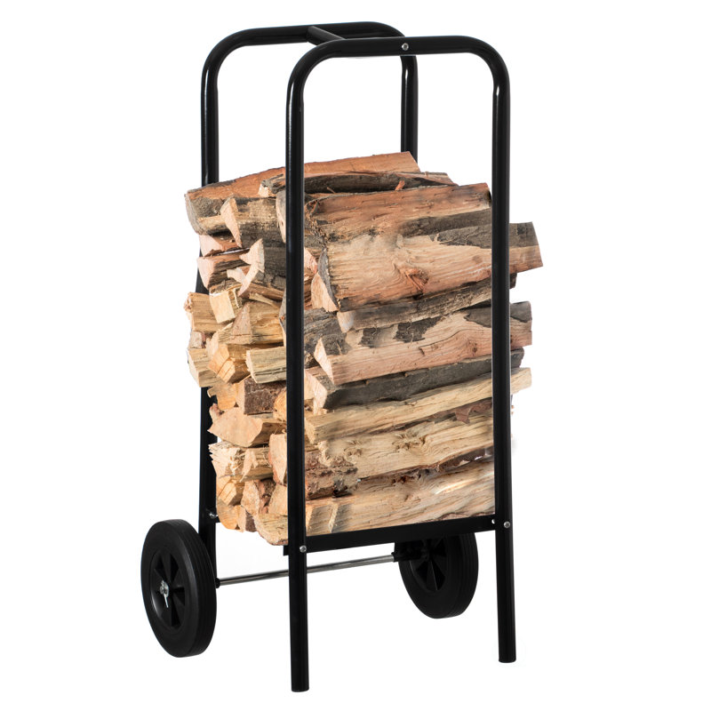 17.5'' W Metal Log Rack