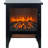 17 Inch Freestanding Electric Fireplace Stove Heater With 3D Flame Effect