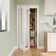 1-Lite Mirrored Door Solid Manufactured Wood Bi-Fold Door with Installation Hardware Kit