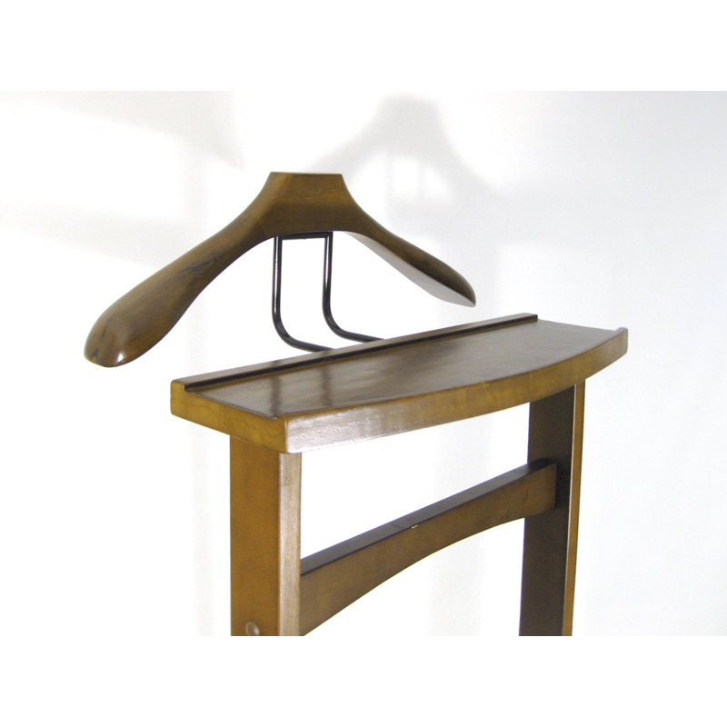 Freestanding Valet Stand, Medium Walnut