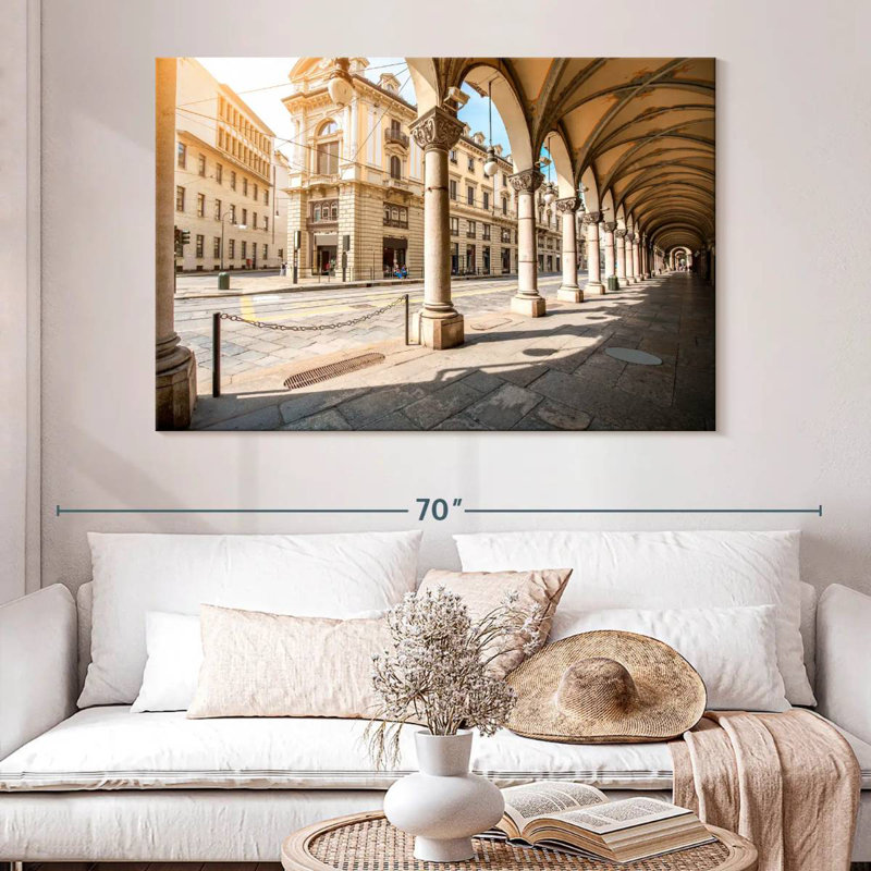 Central Street In Turin