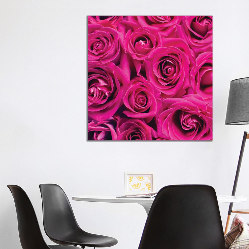 Paris Rose I by Kimberly Allen - Wrapped Canvas Print, 93.98 cm H x 93.98 cm W x 1.91 cm D