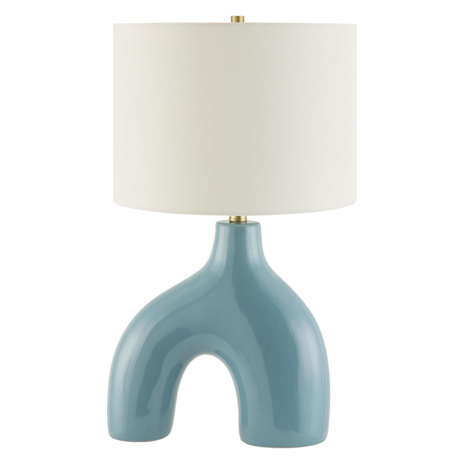 Arlis Ceramic Table Lamp, Blue
