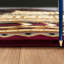 Tapis rouge en polypropylène, 2,58 pi X 7,25 pi, teinture, avec une sensation de confort pour une utilisation quotidienne