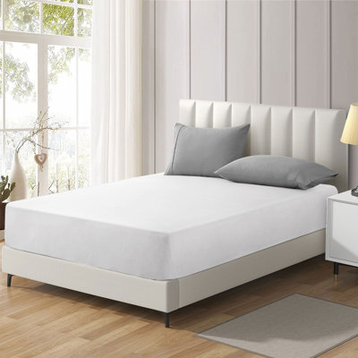 Brushed Microfiber 40cm Deep Fitted Bed Sheet