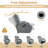 Emalina 39.76"W Ergonomic Power Recliner, Massage, Heater, Cup Holder-93763578