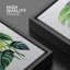 Minimal Botanical IDEA4WALL, reproduction d'art sur toile encadrée, monstre tropical vert CFV-A03-2207-73333671-73333670