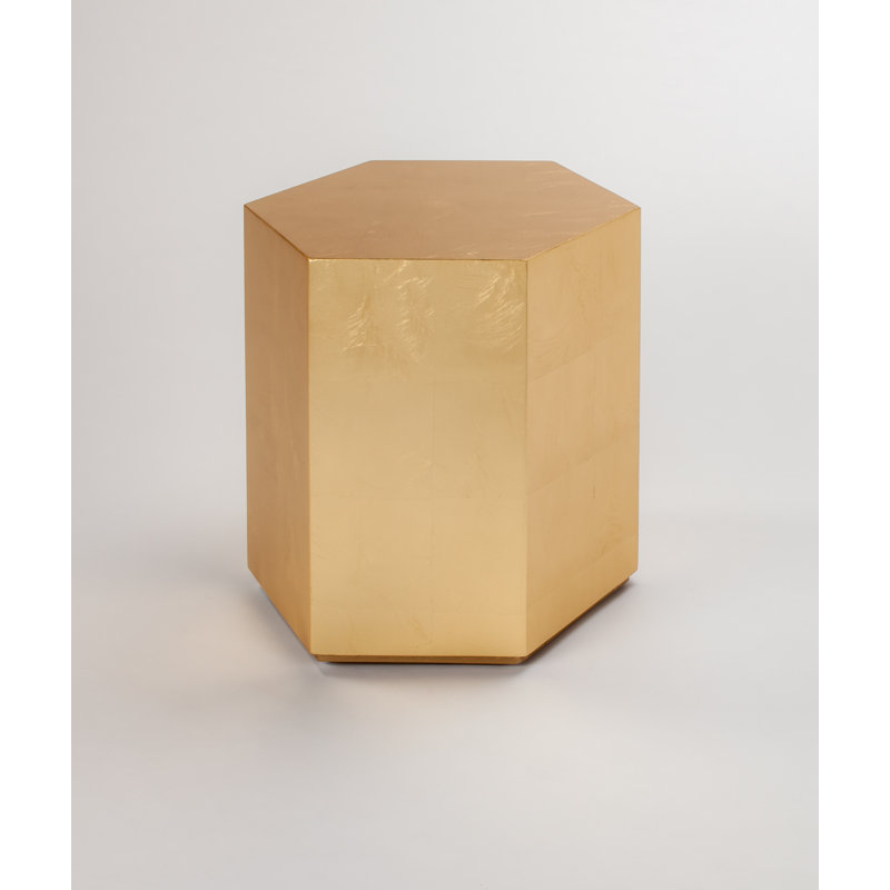 End Table, Gold