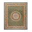Antique Aubusson French Medallion Flat Weave Rug