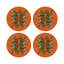 Leopard Seeing Double Pebble 16" Vinyl Placemat-117392986