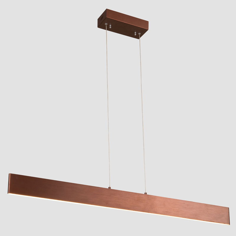 47 po Luminaire suspendu rectangulaire DEL