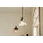 Luminaire suspendu en forme de cloche noire à 1 lumière Myren
