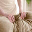 Chenille, canapé modulaire à 3 places, conception en L, ergonomique, chameau ergonomique, canapé, tissu chenille, coussin