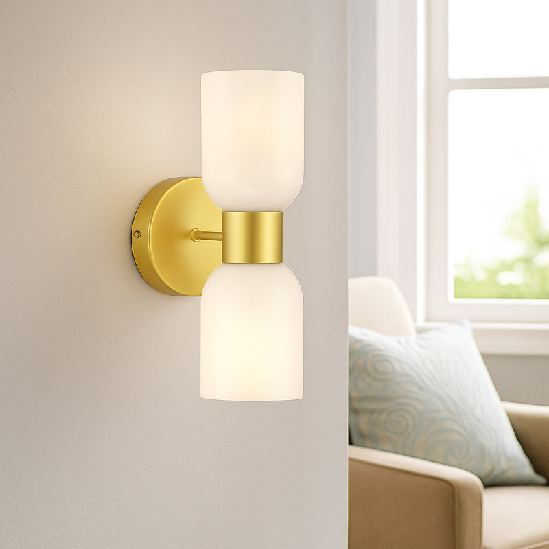 Alaisha 2-Lights Wall Light, Gold