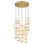 Trigo 1 - Light Steel LED Chandelier by Lisa McDennon