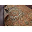 Tapis motif géométrique rétro Heriz Persian noué à la main 8 x 11