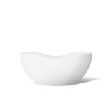 Abrazo® 66-in X 32-in Freestanding Bath with Center Toe-Tap Drain