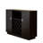 Hazen Espresso Finish Wine Cabinet