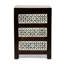 Table de chevet 3 tiroirs en bois
