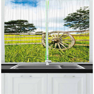 Pointed Kitchen Curtain